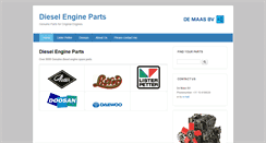 Desktop Screenshot of dieselengine-parts.com